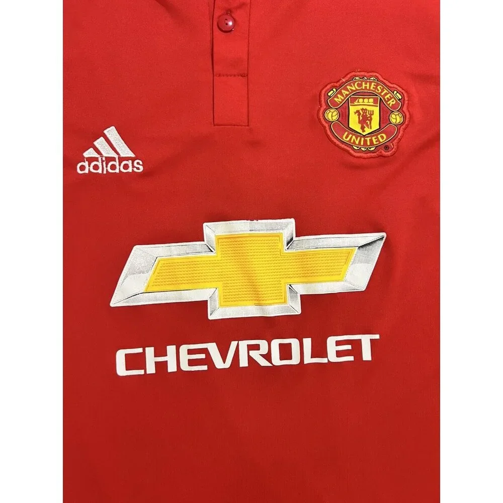 MANCHESTER UNITED Adidas #7 Alexis ‎ 2017/18 Home Soccer Jersey Mens Medium.